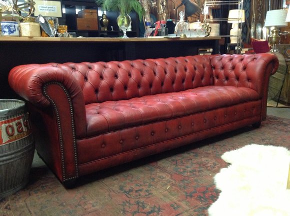 Chesterfield Ledersofa Polster Designer Sofas Garnitur Couch Sofa Royal