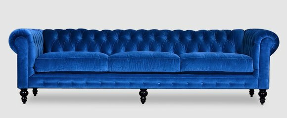 Chesterfield Sofa 4 SITZER XXXL Polster Designer Couchen Sofas Garnitur