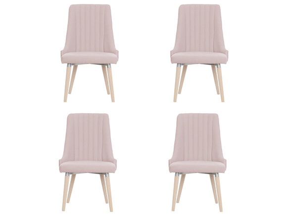 4x Stühle Stuhl Polster Modernes Set Design Lehn Garnitur Sessel Komplett Neu