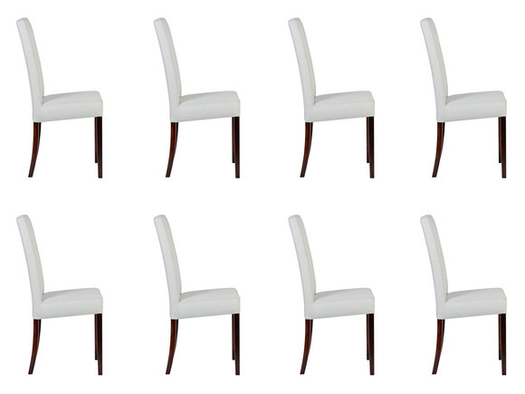 8x Stühle Stuhl Polster Design Lounge Club 8x Sitz Lehn Garnitur Sessel Neu