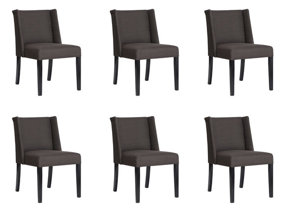 6x Stühle Stuhl Polster Design Lounge Club Sitz Lehn Garnitur Sessel Neu 6x