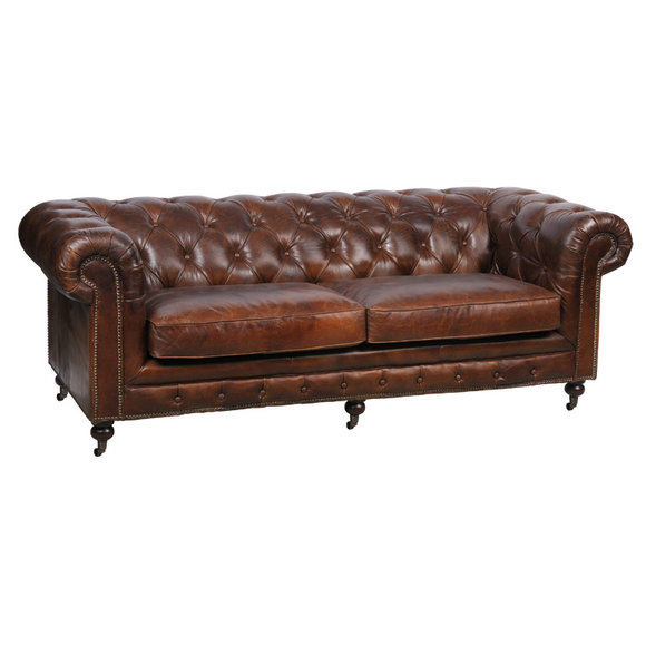 Chesterfield Design Luxus Polster Sofa Couch Sitz Garnitur Leder Textil Neu #Z3