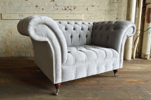 Chesterfield Design Polster Fernseh Sessel Couch Sitz Lehn Sofas Design