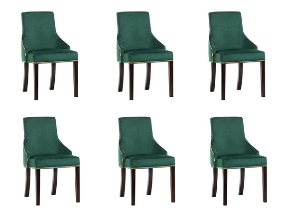 6x Design Polster Sitz Stühle Modern Seht Garnitur Sessel Lounge Club Set