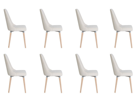 8x Design Polster Sitz Stühle Stuhl Seht Garnitur Sessel Lounge Club Set.