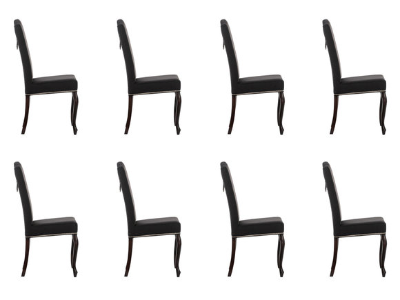 8x Chesterfield Stühle Stuhl Polster Sessel Stuhl Design Sitz Club Garnitur Neu