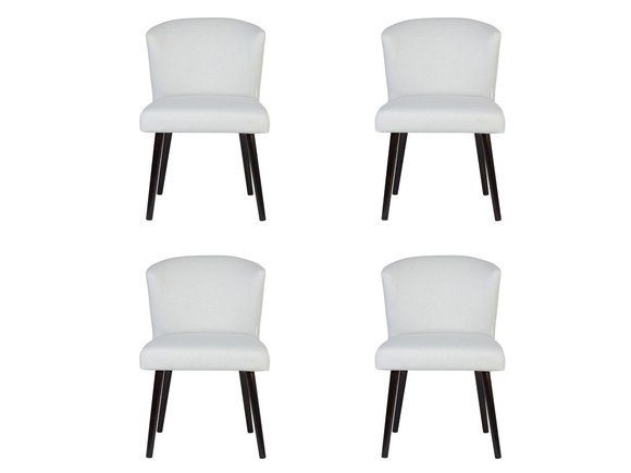 4x Leder Polster Sitz Stühle Lehn Stuhl Design Lounge Club Sessel Garnitur Neu