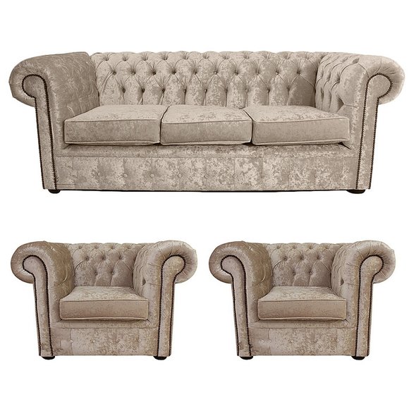 Sofagarnitur Sofa Couch Komplette Luxus Polster Sitz Textil Garnitur 3+1+1 #78