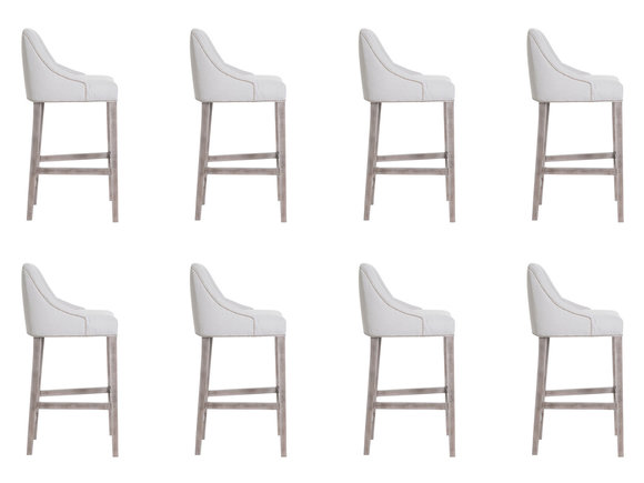Design Barhocker 8x Stuhl Hocker Tresen Bar Set Stühle Komplett Garnitur Neu