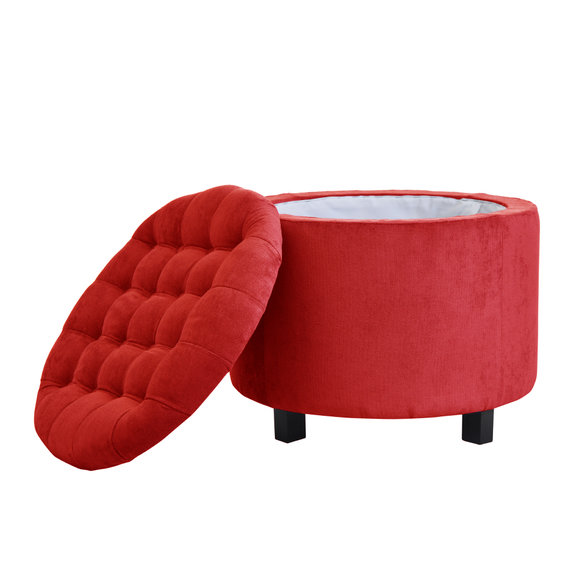 Hocker Fußhocker Ottoman Sitzhocker Sitzpouf Wohnzimmer Designer I