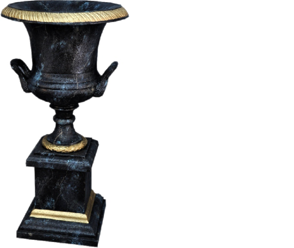 XXL Vase Tisch Dekoration Deko Vasen Antik Stil Skulptur Figur Kelch Rom