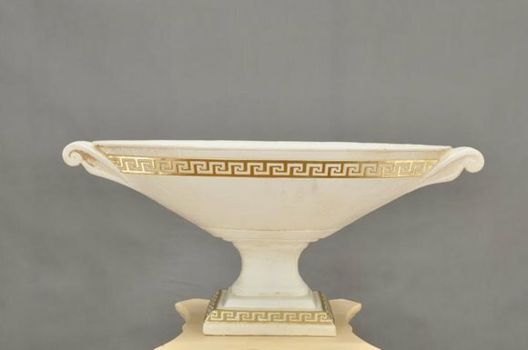 Design XXL Obst Schale Vase Ellipse Vasen Antik Schalen Deko Dekoration