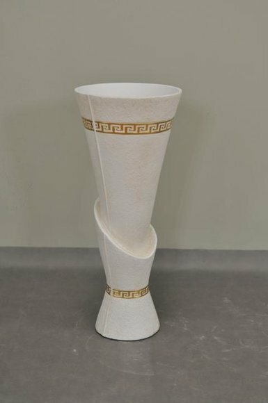 XXL Big Vase Design Medusa Antik Stil Blumen Vasen Pokal Deko Dekoration