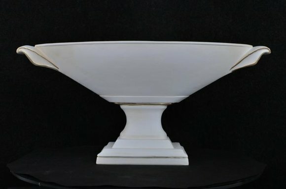 Design XXL Obst Schale Vase Ellipse Vasen Antik Stil Schalen Raum
