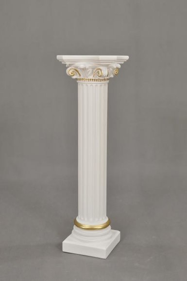 Medusa Säule Römische Säulen Marmor Skulptur Figur Deko Dekoration