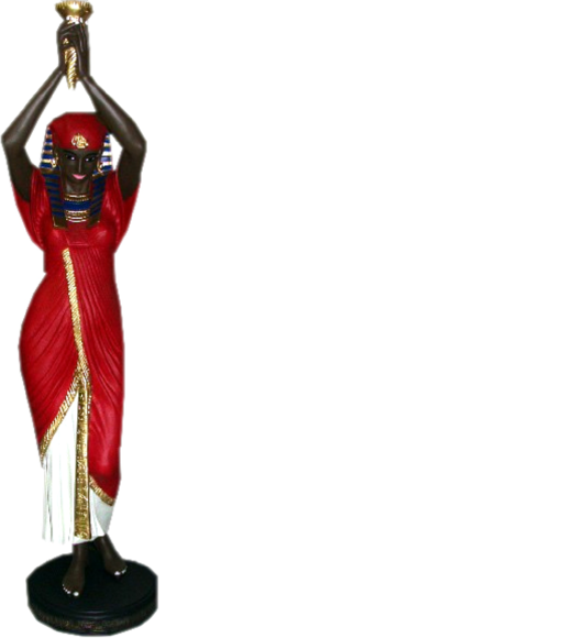 Design Stehleuchte Ägptische Frau Figur Steh Lampe Leuchten Steh Lampen