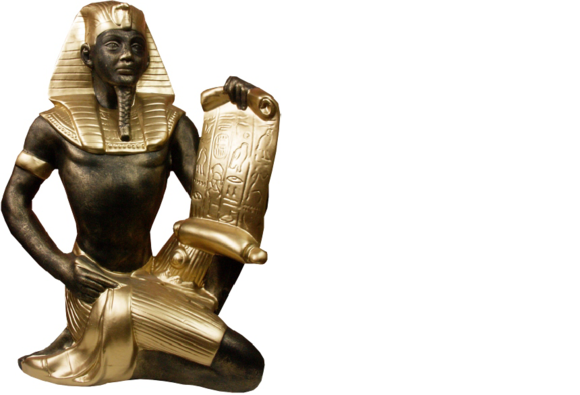 Design Ägyptischer Figur Pharao Statue Skulptur Skulpturen Dekoration