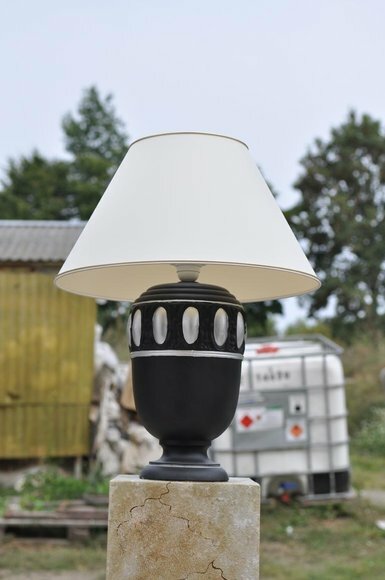 Design Lampe Tischlampe Leuchte Deko Klassische Beleuchtung 58cm