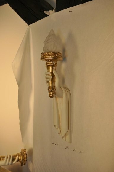 Klassische Design Fackel Wandleuchte Leuchten Wand Lampe Lampen