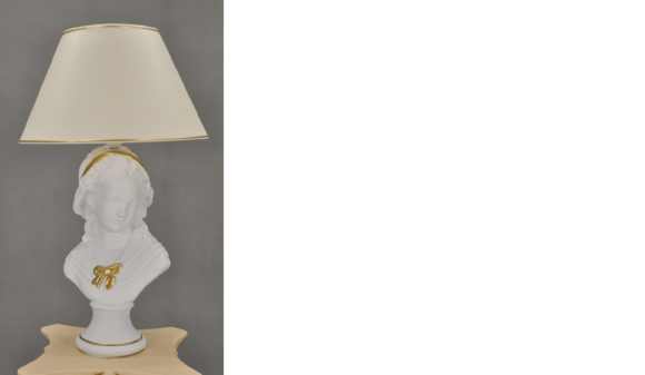 Antik Stil Büste Leuchte Tischlampe Tischleuchte Lampe Lampen Leuchten