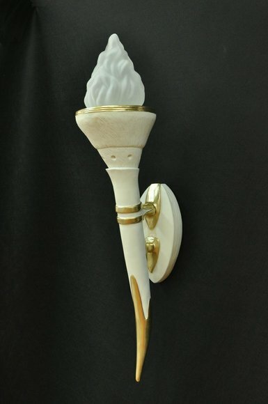 Design Fackel Wandleuchte Leuchten Wand Lampe Lampen Leuchten Fackel Klassische