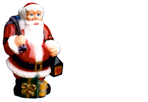 Weihnachtsmann Nikolaus Figur Statue Skulptur Figuren Skulpturen Dekoration