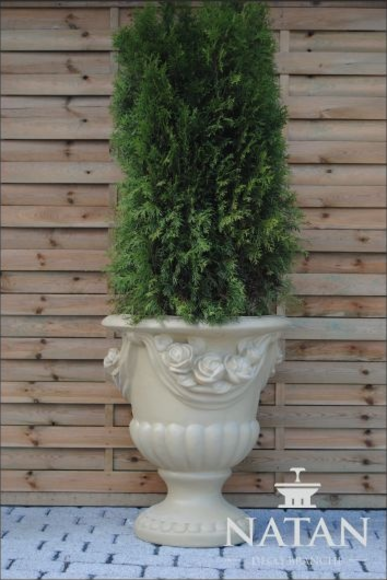 Design Blumentopf Top Pflanz Kübel Gefäß Töpfe Figur Kasten Skulptur