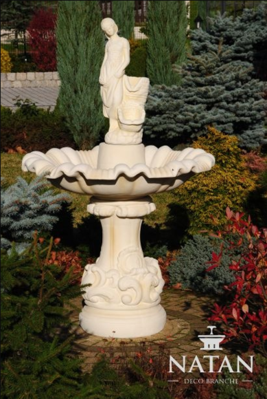 Zierbrunnen Springbrunnen Skulptur Brunnen Dekoration Garten Fontaine