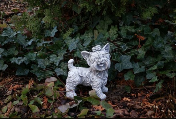 Garten Dekoration Hund Terrasse Stein Figuren Figur Deko Statue Skulptur