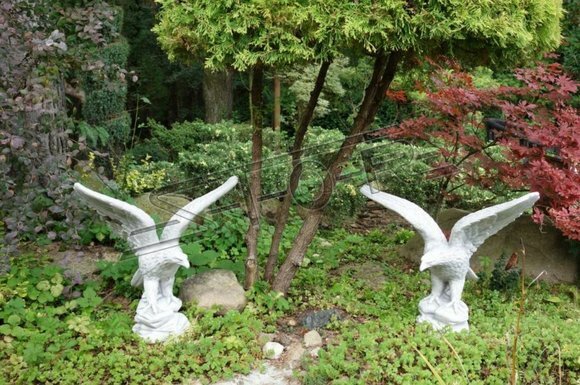 Figur Adler Garten Statue Skulptur Skulpturen Figuren Statuen Deko Neu