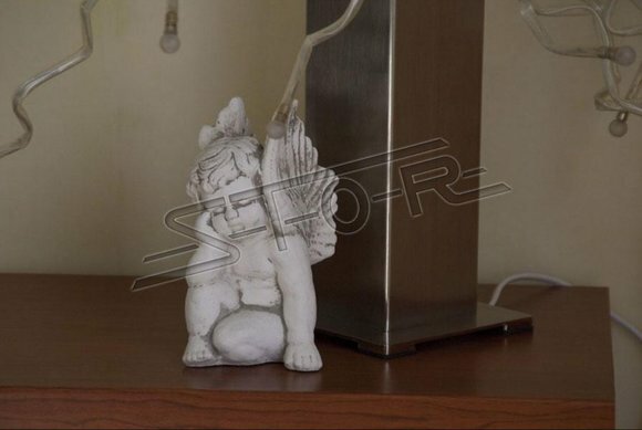 Grabschmuck Grab Stein Dekoration Engel Figur Skulptur Gott Heilig 19cm