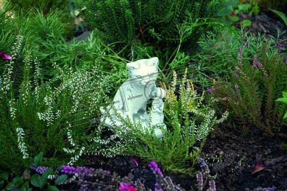 Garten Dekoration Katz & Maus Statue Skulptur Figuren Skulpturen Figur