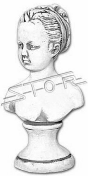 Frau Büste Skulptur Design Figur Statue Garten Figuren Statuen Skulpturen