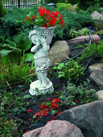 Blumenkübel Pflanz Kübel Dekoration Figur Blumentöpfe Garten Vasen 410