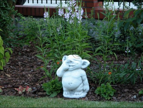 Troll 34cm Skulptur Design Figur Statue Garten Figuren Statuen Skulpturen