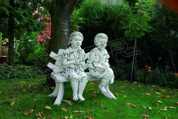 Mädchen Sitzende Figur Statue Figuren Skulptur Statuen Garten Dekoration