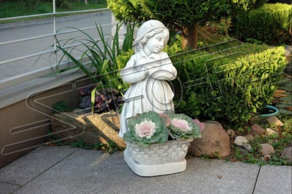Blumenkübel Pflanz Kübel Dekoration Figur Blumentöpfe Garten Vasen