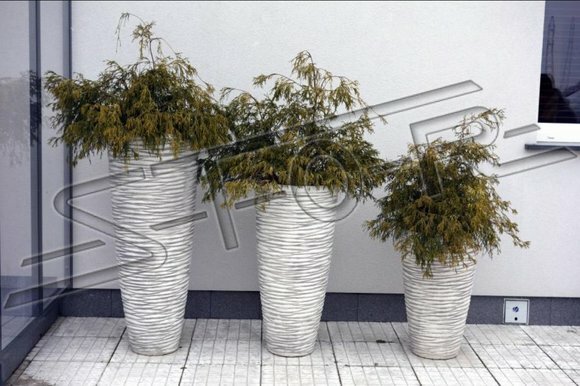Blumenkübel Pflanz Kübel Dekoration Figur Blumentöpfe Garten Vasen