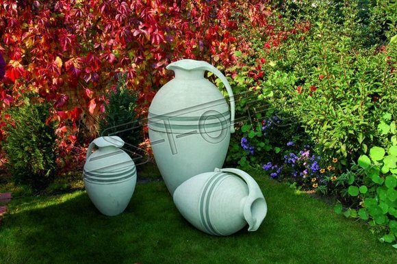 Vase Dekoration Deko Arikel Garten Terrasse Blumentopf Vasen Käbel Figur