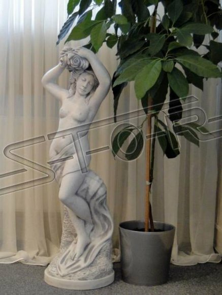 Statuen Figur Frau 130cm Garten Designer Figuren Skulptur Skulpturen Neu