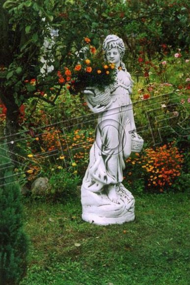 Römische Figur Statue Frau Figuren Statuen Skulptur Skulpturen Garten