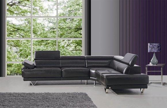 Multifunktion Couch Ecksofa Medien TV Sofa Couch Ledersofa 291 x 222cm
