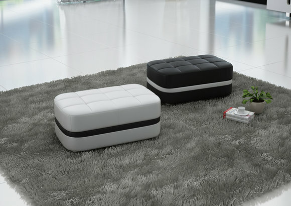 DESIGN POLSTER HOCKER FUSSHOCKER OTTOMANE SITZ CHAISE GEPOLSTERT PUFA FT011