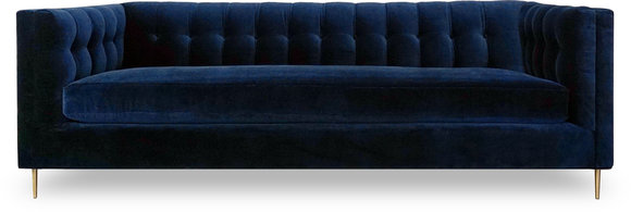 Design Sofa 3 Sitzer Chesterfield Stoff Couch Sofa Polster Sofas Wohnzimmer