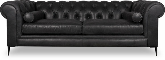 Designer Chesterfield Couch Leder Couchen Polster Ledersofa Sofa