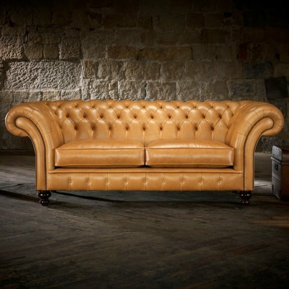 Chesterfield Winchester (CH) Sofa Couch Polster Textil Stoff Leder Couchen