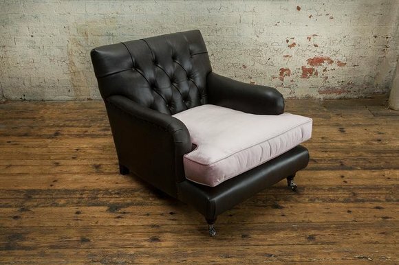 Lounge Club Sessel Couch Stuhl Fernseh Chesterfield Polster Relax Sofa
