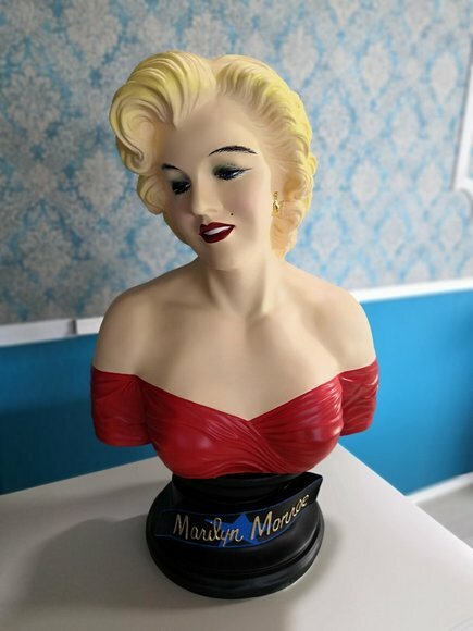Design Büste Marylin Monroe Figur Statue Skulptur USA Dekoration Skulpturen