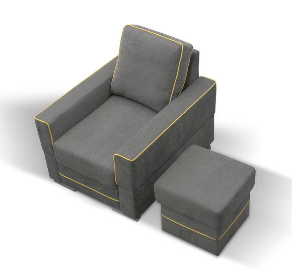 Sofa 1 Sitzer Couch Designer Textil Sofas Polster Neu Moderner Sessel Fernseh