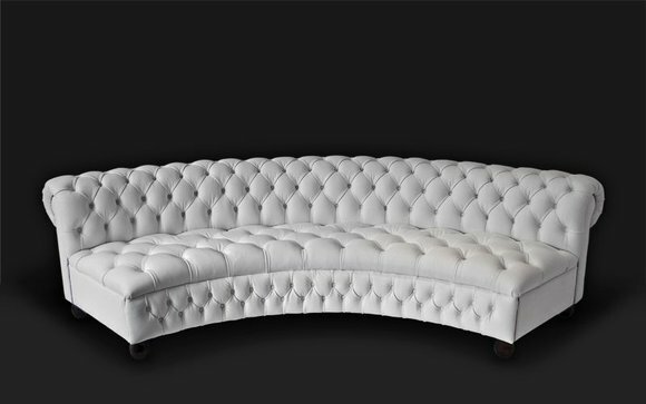 Ledersofa Sofa Couch Rundsofa Runde Couchen Rund Sofas Chesterfield